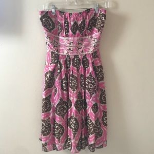 Anthropologie Strapless Dress